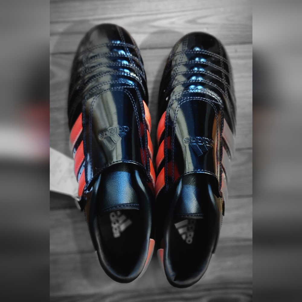 Womens Adidas Taekwondo Slip-on . Patent Leather Upper And Flex Gum Sole - Picture 5 of 10